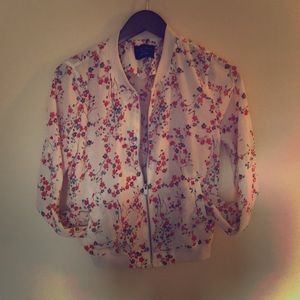 Light weight floral jacket